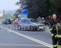 MONTEBELLO 30/10/2014: Scontro fra due auto di fronte all’Iper. Tre i feriti