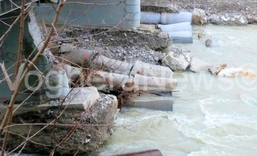 SALICE TERME 26/02/2015: Ponte sullo Staffora. Una mezza piena s’è portata via il lavoro di mesi. Le immagini di un disastro