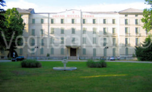 SALICE TERME PAVIA 09/10/2019: Anche la visita guidata al “Grand Hotel” di Salice nella mostra EXIT “hotel fantasma” di Marcella Milani