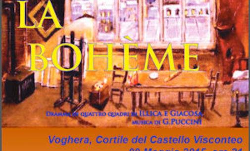 VOGHERA 29/04/2015: La Boheme al Castello di Voghera. Da oggi si può ritirare l’invito all’URP. Posti ad esaurimento