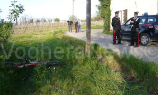 BORGO PRIOLO 15/04/2015: Esce di strada con la bici e si schianta contro un palo. Gravissimo 20enne