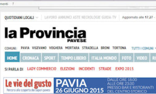 VOGHERA 26/06/2015: La Provincia Pavese oggi torna in edicola ma la lotta per mantenere aperte le redazioni di Voghera e Vigevano prosegue