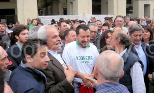 VOGHERA 04/06/2015: Elezioni. Salvini mantiene la promessa. Conquistato il ballottaggio torna in città