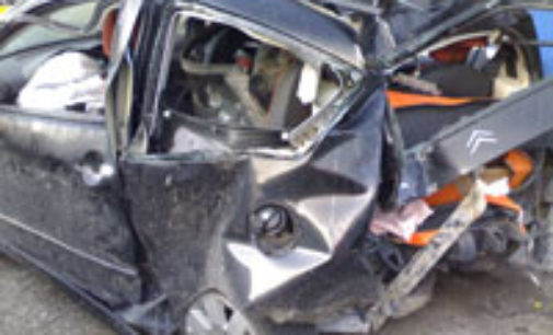 PIZZALE 27/07/2015: Conducente ferito e auto distrutta nell’uscita di strada