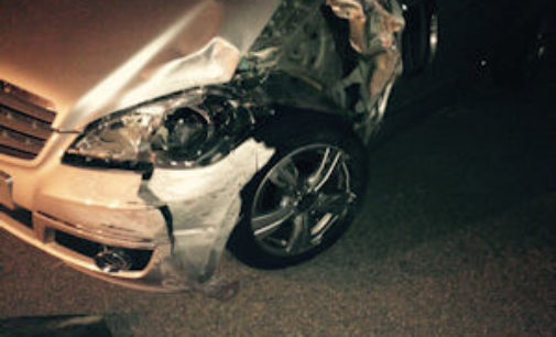 VOGHERA 17/07/2015: Incidente in strada Ferretta. Auto finisce nel campo. Un denunciato per ebbrezza