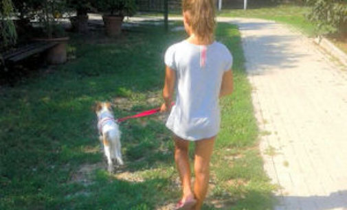 VOGHERA 16/08/2015: Adottata Vicky la cucciola trovata legata nei giardini della stazione