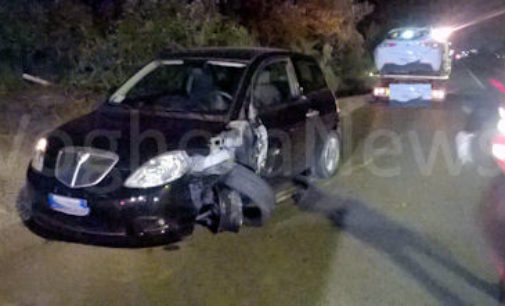VOGHERA RIVANAZZANO 13/09/2015: Scontro fra auto sul rettilineo. Due giovani hanno rischiato di perdere la vita nel ribaltamento della loro auto (VIDEO)