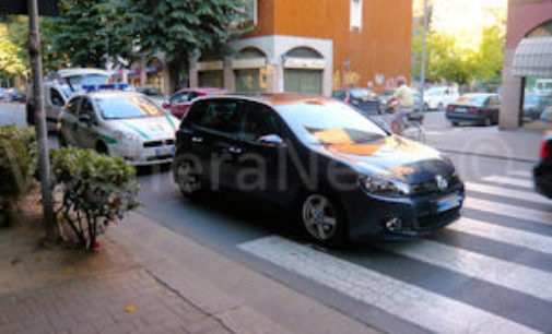 VOGHERA 09/09/2015: Incidente con un pedone coinvolto in via XX Settembre. Dinamica al vaglio dei Vigili