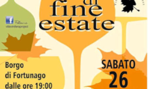 FORTUNAGO 23/09/2015: Vitis Vinifera Project. Sabato in borgo la presentazione