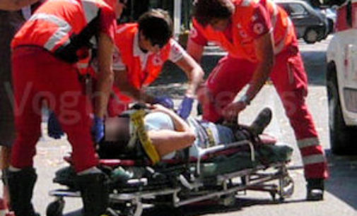 ALBAREDO 12/10/2015: Travolto da due auto. Studente ricoverato in gravissime condizioni al San Matteo