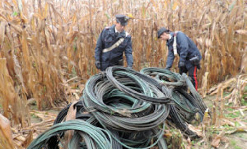 CURA CARPIGNANO 09/12/2015: Finalmente catturati i ladri di rame. Fonte di tanti guai e danni economici