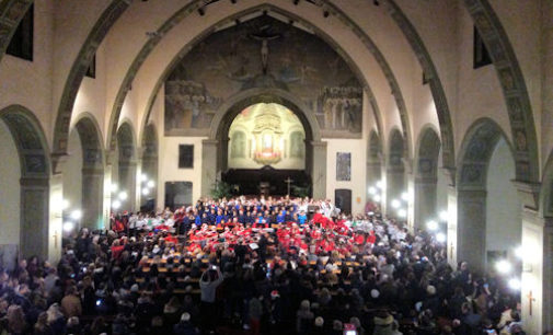 VOGHERA 18/12/2015: Scuola. Concerto in chiesa per 250 alunni dell’I.C. di via Dante