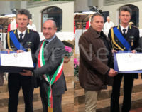 VOGHERA 21/01/2016: Festa dei Vigli. Premiati 2 cittadini che hanno contribuito in prima persona a rendere più sicura la città