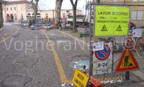 VOGHERA 25/03/2016: Eliminato il materiale (speciale non pericoloso) trovato sottoterra. I lavori in stazione riprendono. A breve fine dei disagi