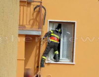 CASTEGGIO 24/04/2016: “Pompieri acrobati” salvano un’anziana caduta in casa. La donna è stata portata all’ospedale di Voghera