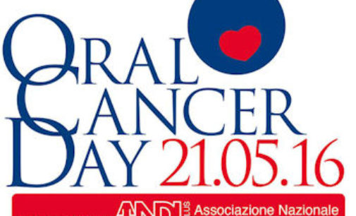 PAVIA 18/05/2016: Dentisti. 10°Oral Cancer Day. Visite gratuite e Gazebo di Andi Pavia e primo spot in tv