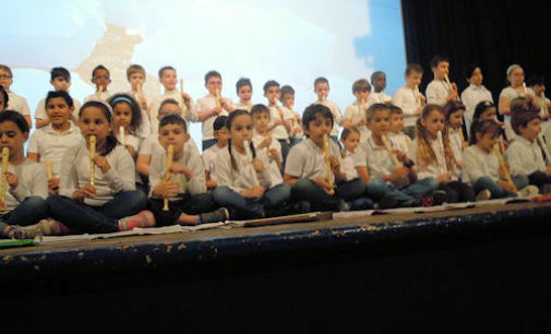 VOGHERA 25/05/2016: Scuola. Un concerto per le 23 classi della primaria dell’IC di Via Dante, Provenzal e San Vittore