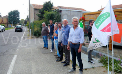 VOGHERA 09/06/2016: “Velocità troppo alta. Gli Abitanti sono a rischio”. Presidio di Pd e Idr in strada Grippina