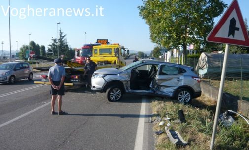 VOGHERA 25/08/2016: Scontro all’uscita della A21 fra un suv e una cisterna piena di gasolio. Tragedia sfiorata