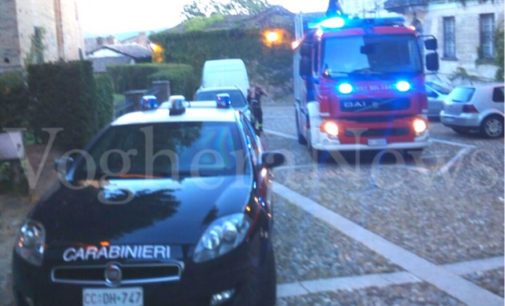 RIVANAZZANO 02/08/2016: Carabinieri pompieri e 118 salvano un anziano. L’uomo, bloccato in casa da giorni, era oramai privo di sensi