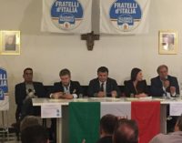 VOGHERA 07/10/2016: No a Referendum. Al Millenario FdI con Fidanza e Centinaio della Lega