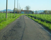 VOGHERA RIVANAZZANO 24/11/2016: Un tir finisce nel fosso. Marchesina chiusa