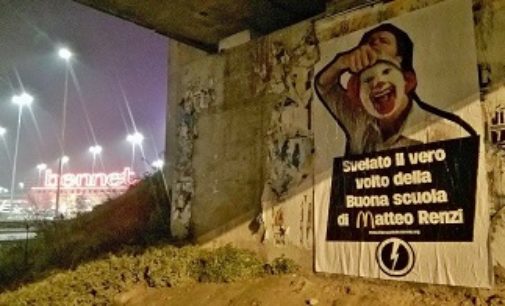 PAVIA 23/11/2016: Anche a Pavia le Gigantografie del Blocco Studentesco contro l’accordo MIUR-McDonald’s