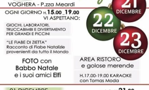 VOGHERA 22/12/2016: Fino a domani in piazza Meardi il Christmas Village della Croce Rossa.