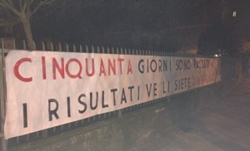 SANNAZZARO 20/01/2017: Incendio. Eni. CasaPound. “Tirate fuori le analisi”. Intanto si può tornare a coltivare gli orti