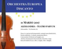 ALESSANDRIA 07/03/2017: Un’occasione per Strumentisti e Cantanti lirici. Sabato audizioni al Teatro Parvum