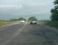 VOGHERA 02/03/2017: Tangenziale groviera. Altre auto danneggiate lungo la strada provinciale che gira tutt’attorno la città