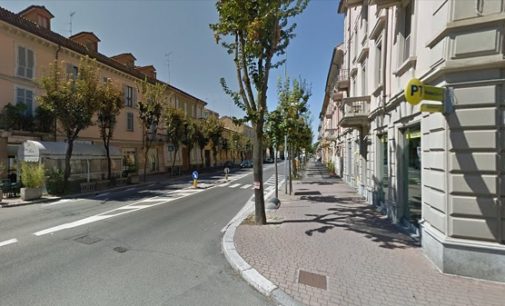 VOGHERA 20/04/2017: Parte il cantiere per il marciapiede lungo corso XXVII Marzo. Prevista anche la pista ciclabile. Opera da quasi 400mila euro