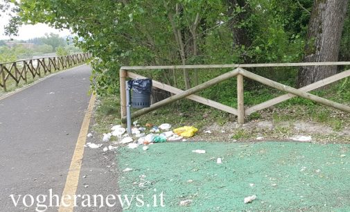 VOGHERA RIVANAZZANO 27/04/2017: Greenway. Fra maleducazione dei cittadini e iniziative di valorizzazione