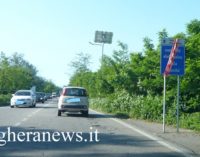 BRESSANA CAVA MANARA 18/05/2017: Conto alla rovescia per l’accensione del Tutor sul ponte del Po. Installati cartelli e pali. Si attendono le telecamere