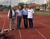 VOGHERA 06/06/2017: Cantiere aperto al Campo Giovani. In 3 mesi saranno sistemati pista spogliatoi e tribuna