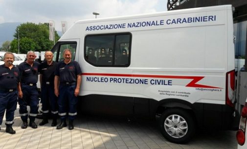 VOGHERA 08/06/2017: Missione compiuta. Ora il nucleo di Protezione Civile dell’Associazione nazionale Carabinieri di Voghera ha il mezzo di cui aveva bisogno