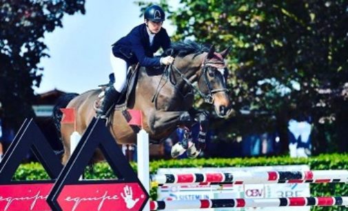VOGHERA 16/06/2017: Equitazione. Irene Moroni dopo anni torna a gareggiare ed subito successo