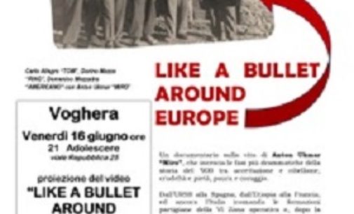 VOGHERA 13/06/2017: Venerdì 16 ad Adolescere la proiezione del documentari “Like a bullet around Europe”