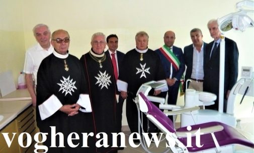 VOGHERA 23/06/2017: Rinnovato alla Pezzani lo studio dentistico gestito dai Cavalieri dell’Ordine di Malta. Inaugurata la nuova poltrona donata dal Rotary