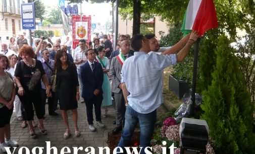 VOGHERA 15/07/2017: Angelo D’Agostino e Gianna Muset vittime del terrorismo islamico ricordati per sempre con una targa nei giardini della via in cui vivevano (FOTO VIDEO). Questa mattina la cerimonia voluta dall’Amministrazione