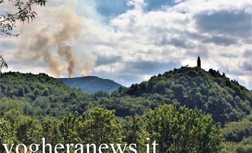 BRALLO 22/08/2017: Di nuovo fiamme nei boschi dell’Alta Valle Staffora. Il rogo fra Cima Colletta e Barostro
