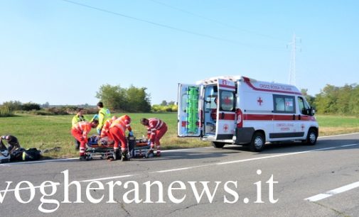 VOGHERA 16/09/2017: Fuori pericolo il motociclista gravemente ferito nell’incidente di strada Oriolo. Ora i familiari ringraziano pubblicamente l’automobilista che lo ha salvato. Si tratta di un volontario dei Vigili del fuoco e della Cri