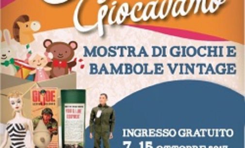 VOGHERA 02/10/2017: Tornano i giochi di una volta. Da sabato alla sala Pagano la mostra “Come Giocavamo”