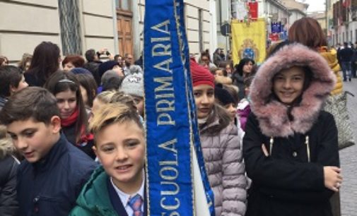 VOGHERA 17/11/2017: Scuola. La De Amicis alla celebrazione della ricorrenza di San Martino