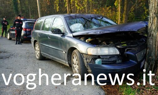 BORGO PRIOLO 18/11/2017: Auto esce di strada e si schianta contro un albero. Morto il guidatore. In ospedale invece a Milano la 15enne travolta ieri a Pavia