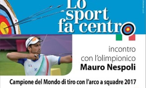 VOGHERA 20/11/2017: Stasera l’incontro della città con il “suo” campione olimpico. Alle 21 Mauro Nespoli ospite in Comune