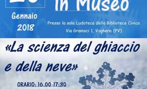 VOGHERA 18/01/2018: “La scienza del ghiaccio e della neve”. Sabato in Biblioteca i laboratori per i bambini
