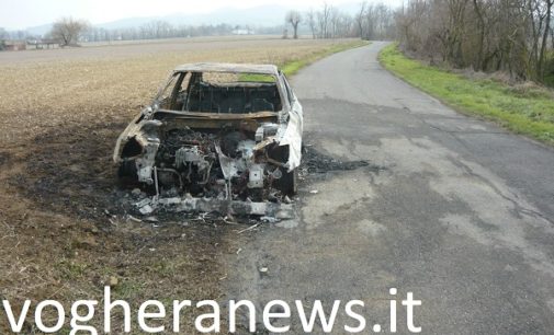 VOGHERA 24/01/2018: Un’auto in fiamme e un uomo che sarebbe stato aggredito. Giallo in strada Ferretta