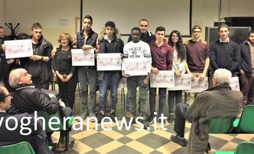 VOGHERA 27/01/2018: Ipsia Calvi. Inaugurato il nuovo laboratorio tecnologico Leporati. Premiati anche gli studenti meritevoli (4 le borse di studio erogate dall’Associazione Artigiani)