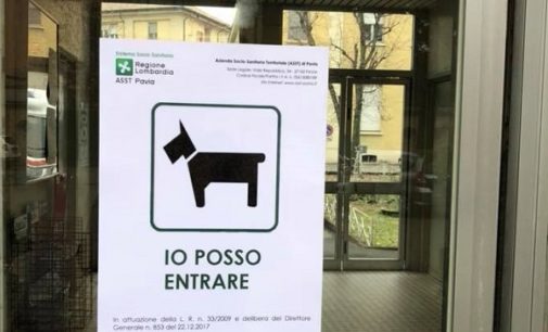 VOGHERA 09/01/2018: Dal primo di Gennaio libero accesso degli animali in Ospedale. Ecco tutto ciò che c’è da sapere